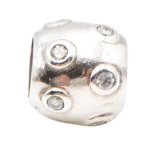 Lovelinks by Aagaard Sparkling CZ Sterling Silver Charm Bead